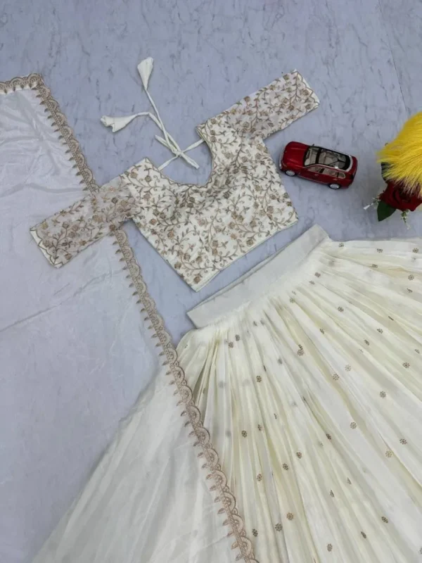 zyvra embroidered art silk celebrity lehenga set