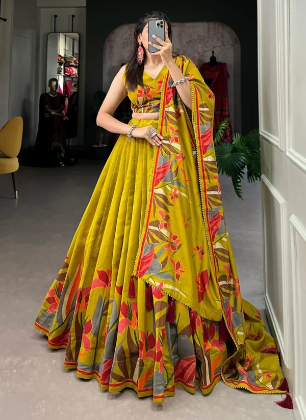 9ydqqjr4 8yn9yj9qrn 2024 08 06 6 floral print elegant lehenga in mustard chanderi with choli and dupatta ghsprt24170 u